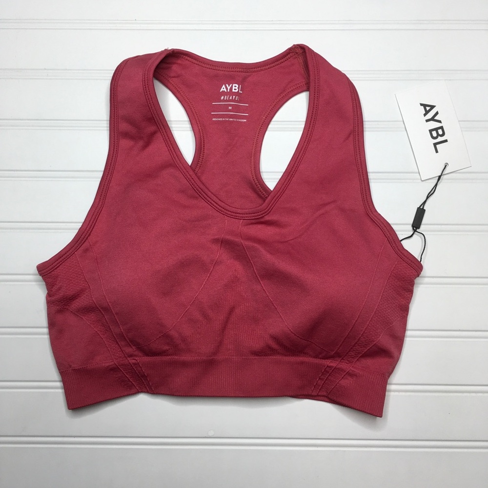AYBL Medium dusty rose sports bra - NWT
